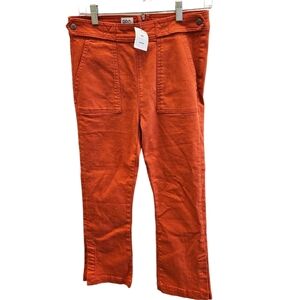 Urban Outfitters BDG Cropped Kick Coral Jeans NEW